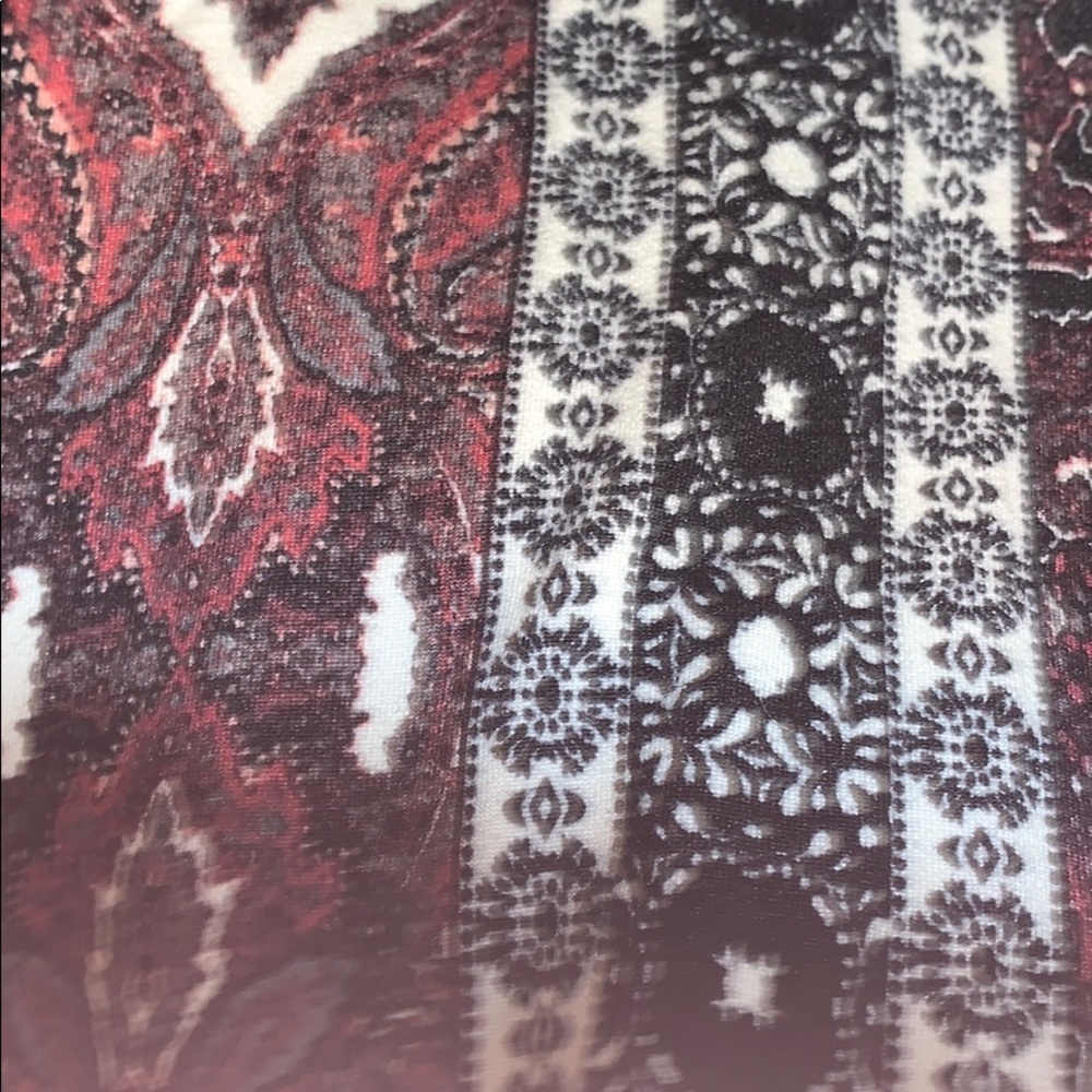 Patterned Bell Bottom Pants - Picture 5 of 5